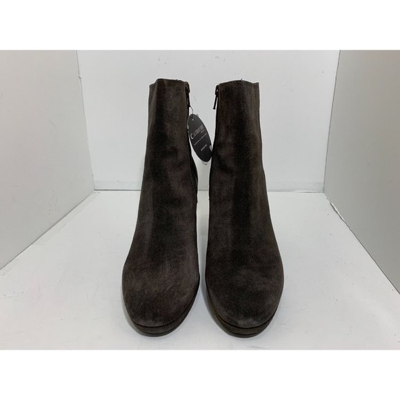 La Canadienne Monacco Ankle Boot Platform Heels Moka Brown Suede US 10 $415 - Picture 5 of 9